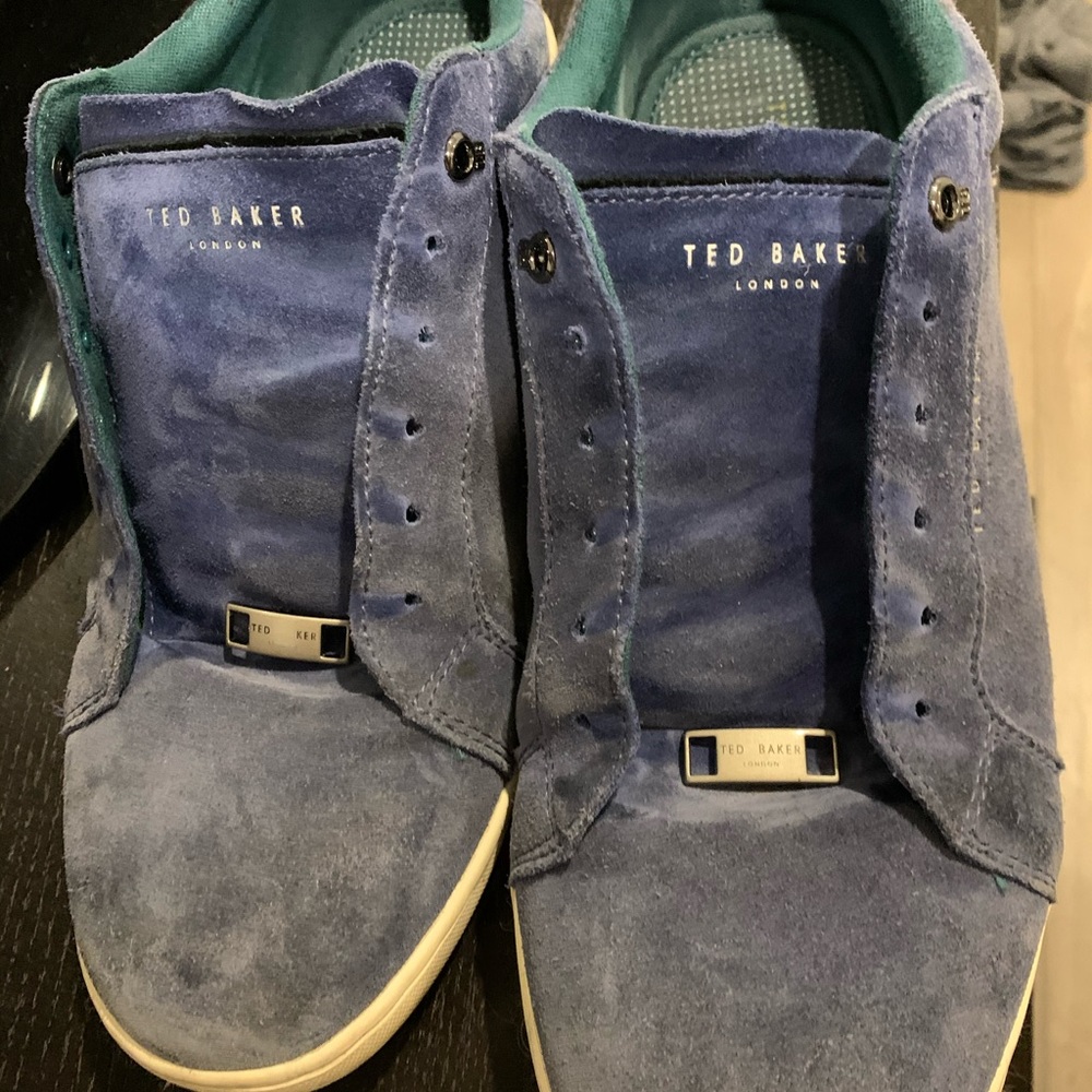 Ted Baker Blue suede size 10.